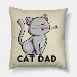 cat dad Pillow