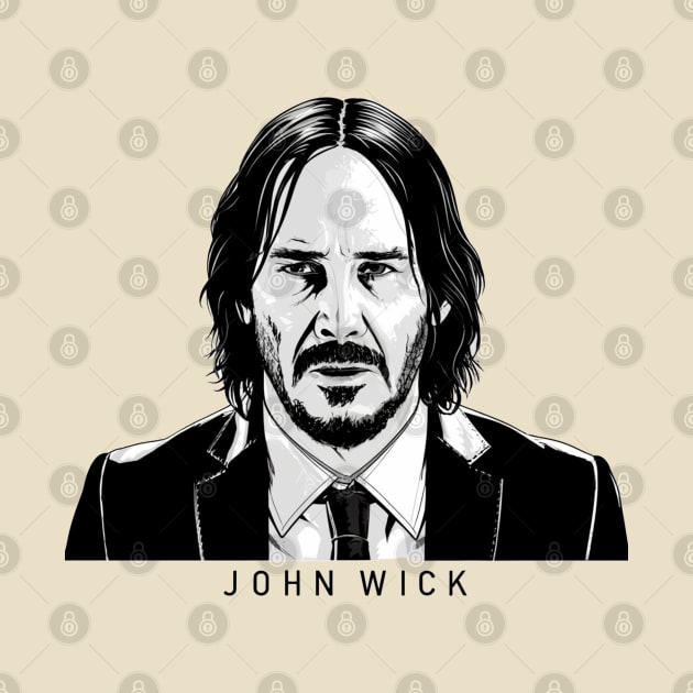 John Wick - keanu reeves by Aldrvnd