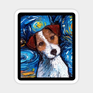 Jack Russell Night (Portrait) Magnet