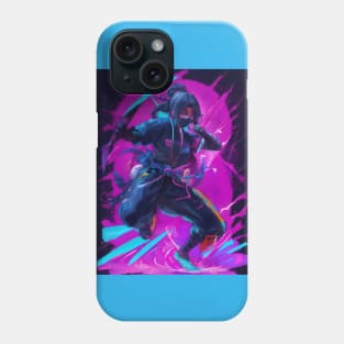 Neon ninja art Phone Case