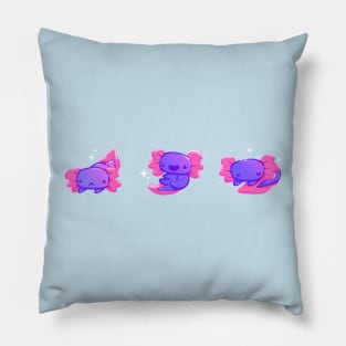 Super Cute Axolotls Pillow