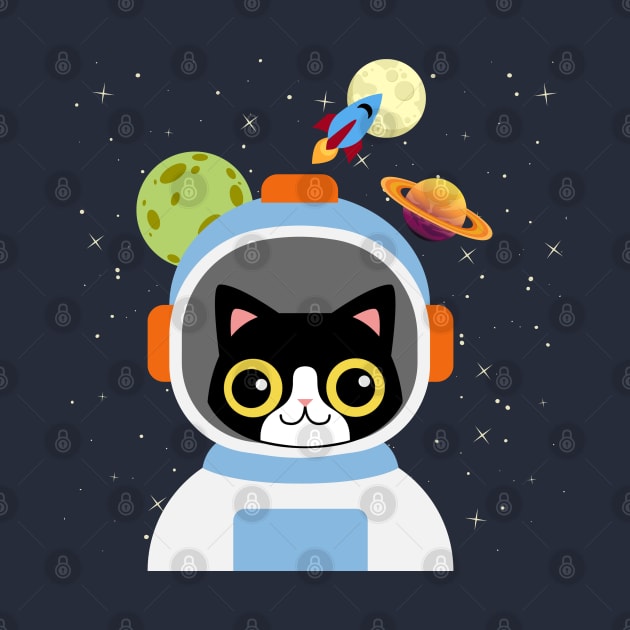 Happy Catstronaut by leBoosh-Designs