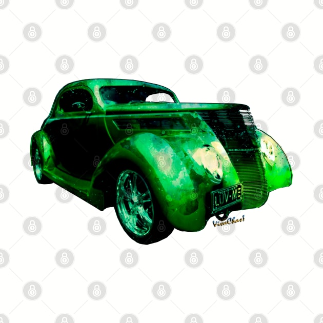 Green Meanie 37 Ford by vivachas