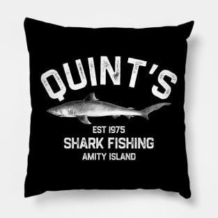 Quint's Shark Fishing - Amity Island Pillow