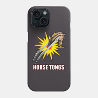 Horse Tongs (military grade, dark) Phone Case