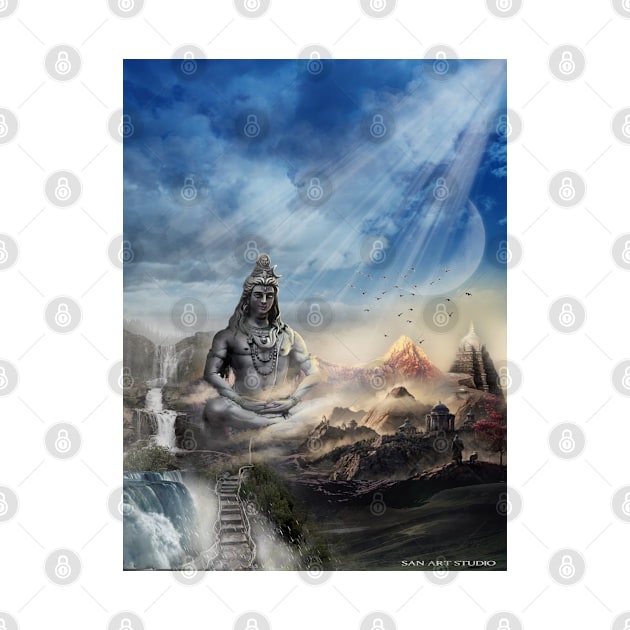 Om namah Shivay by SAN ART STUDIO 