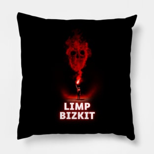 limp bizkit burn it on Pillow