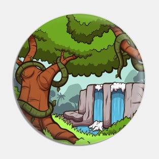 Jungle Background Pin