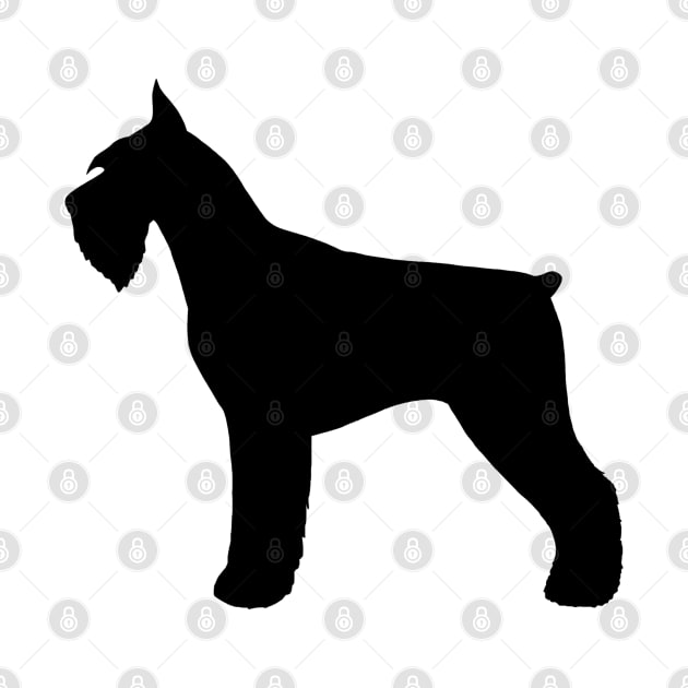 Giant Schnauzer Silhouette by Coffee Squirrel