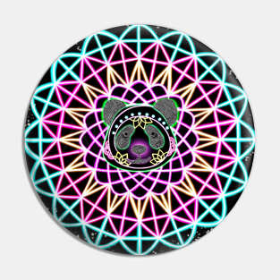 Panda Mandala Pin