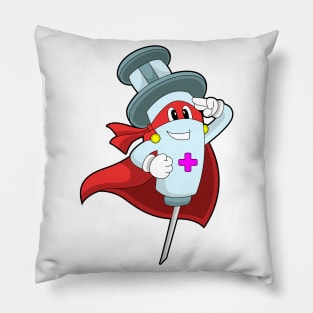 Hero as Nurse with Syringe Pillow