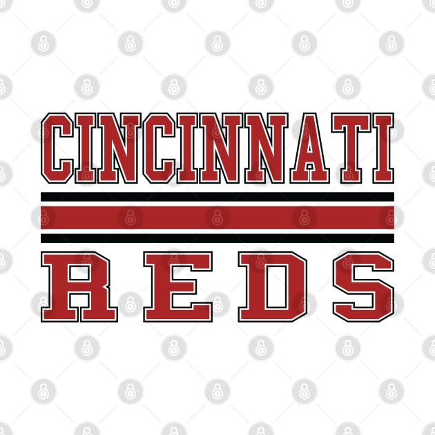 Cincinnati Reds Baseball by Cemploex_Art