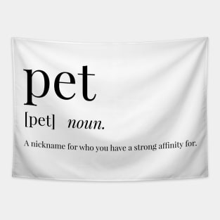 Pet Definition Tapestry