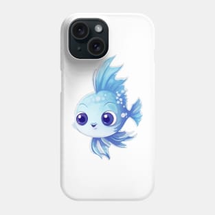 Cute cartoon fish. Phone Case