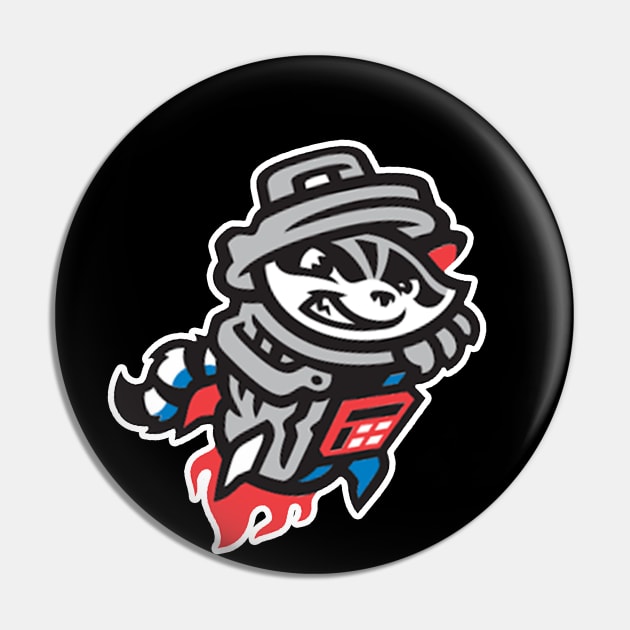 Rocket City Trash Pandas Pin by Dizzy One