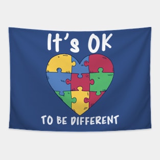 Autism Awareness, It's OK to be Different Tapestry