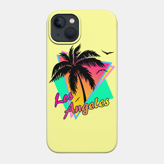 Los Angeles Cool 80s Sunset - Los Angeles - Phone Case