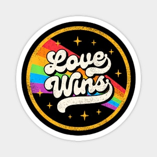 LGBTQ Love Wins Gay Pride LGBT Ally Flag Magnet