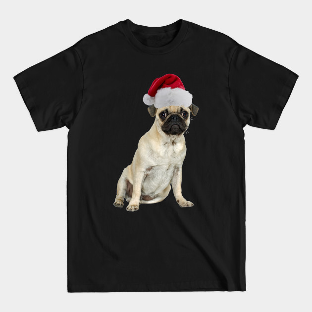 Discover Merry Christmas Pug Dog - Christmas Pug - T-Shirt