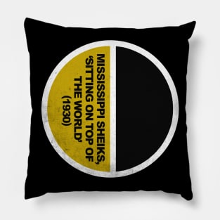 ‘Sitting on Top of the World’ Art Drawing Pillow