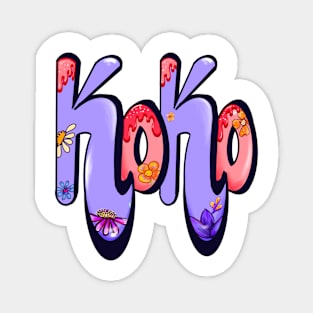 Koko 2 The top 10 best Personalized Custom Name gift ideas for Koko girls and women Magnet