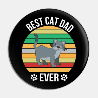 Best Cat Dad Ever Pin