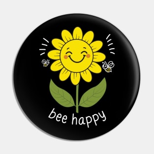 Bee Happy Pin