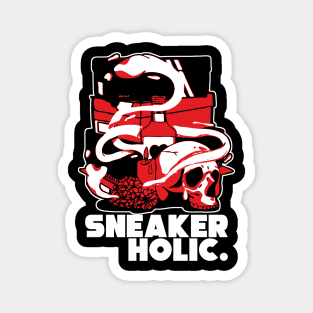 Sneaker Holic White Infrared Retro Sneaker Magnet