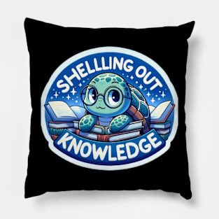 A Cute Tutle Shelling Out Knowledge Pillow