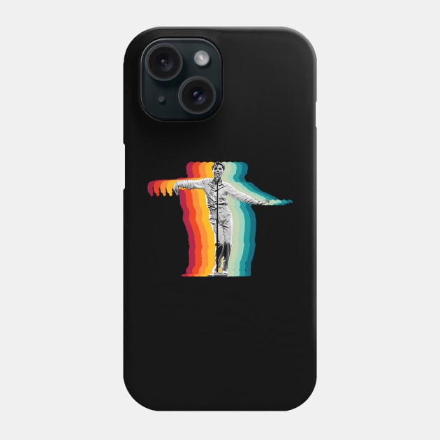 David Byrne Classic Rainbow Phone Case by Hidarsup Bahagiarsa