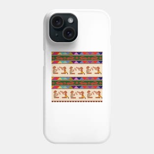 Echoes of Egypt: Tribal Fabric Patterns Infused with Cultural Richness Phone Case