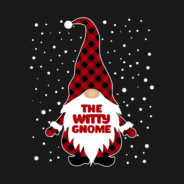 The Witty Gnome Matching Family Christmas Pajama by Hancy