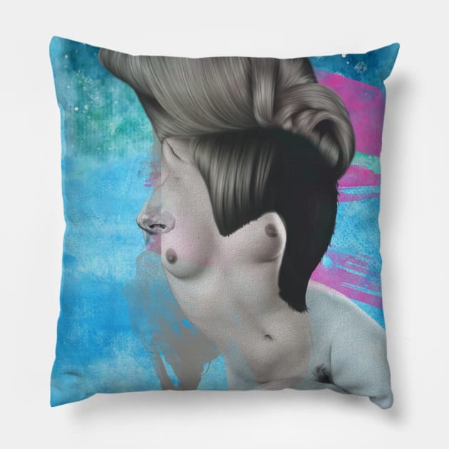 A face this girl possessed Pillow by LanaBanana