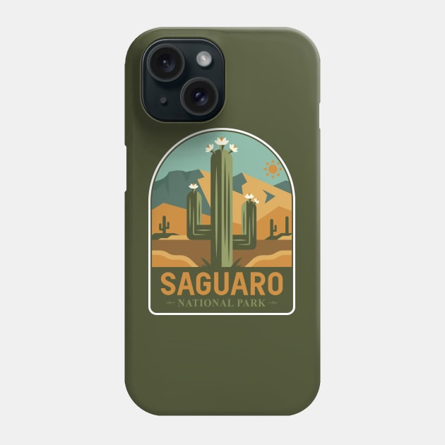 Saguaro National Park Phone Case by Mark Studio