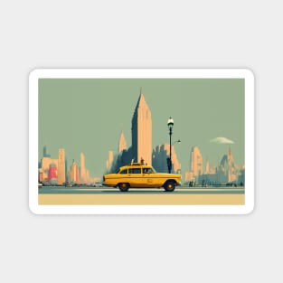 Yellow Taxi NYC Magnet