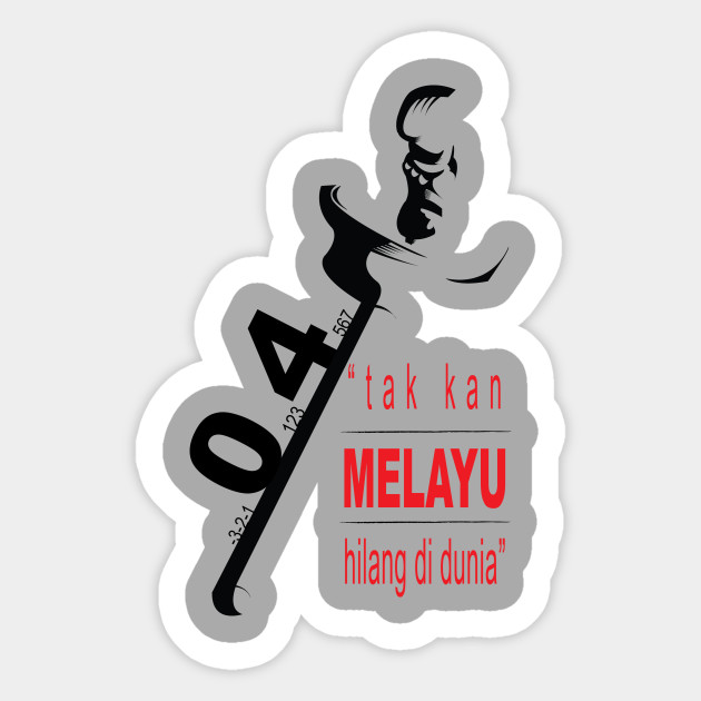 Malay Power Sticker Teepublic