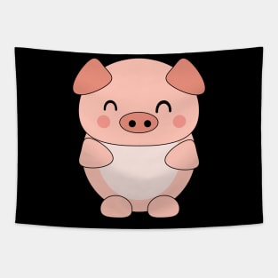 Cute Baby Pig Tapestry