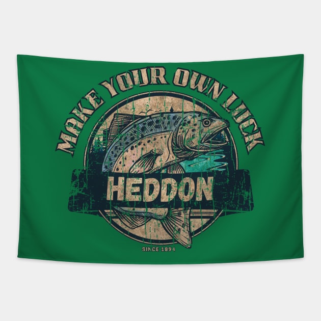 Heddon Lures - Make Your Own Luck 1894 Tapestry by Sultanjatimulyo exe