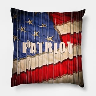 USA Patriot Flag Pillow