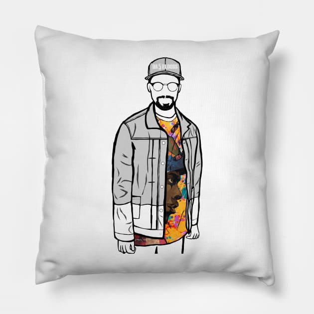 Spike Lee (Da 5 Bloods) Portrait Pillow by Youre-So-Punny