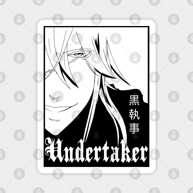 Black Butler Undertaker Magnet by ARIXD