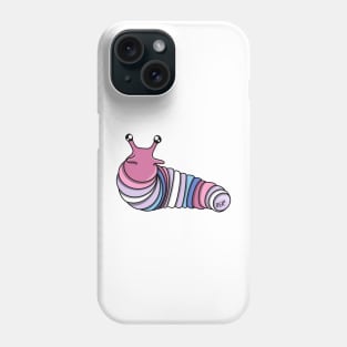 Bigender Pride Fidget Slug Phone Case