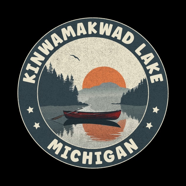 Kinwamakwad Lake Michigan Sunset by turtlestart