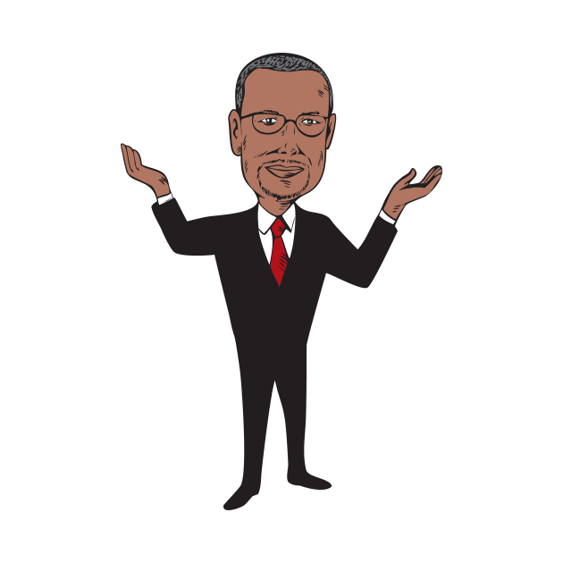 Ben Carson 2016 Republican Candidate Cartoon by retrovectors