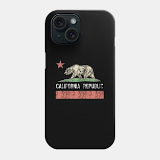 Charcoal California Republic Phone Case