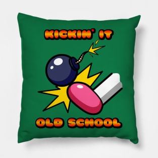 Kickin' It Old School Pillow