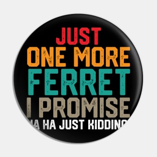 just one more ferret i promise ha ha just kidding ! Pin