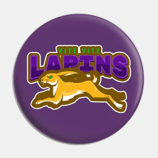 Vite Vite Lapins Mardi Gras Edition Pin