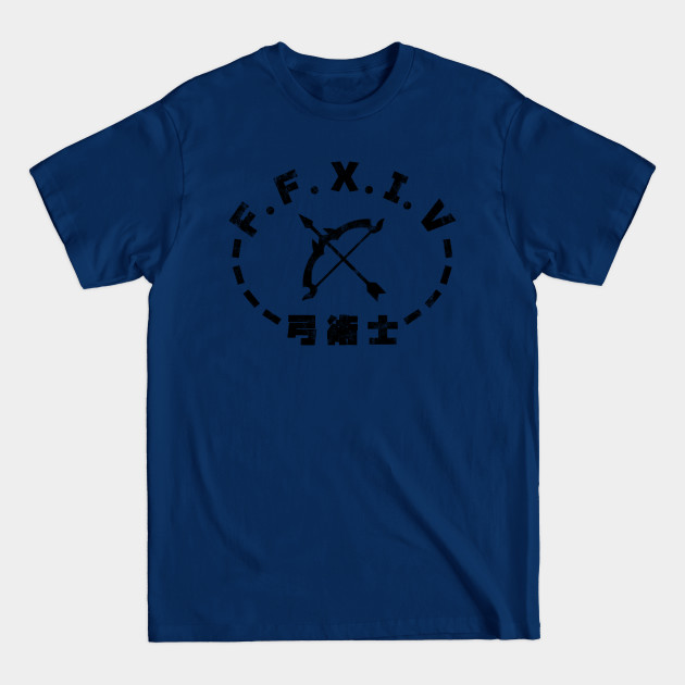 Final Fantasy XIV Archer Icon Kanji - Final Fantasy - T-Shirt