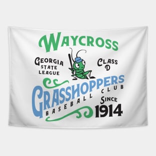 Waycross Grasshoppers Baseball Tapestry